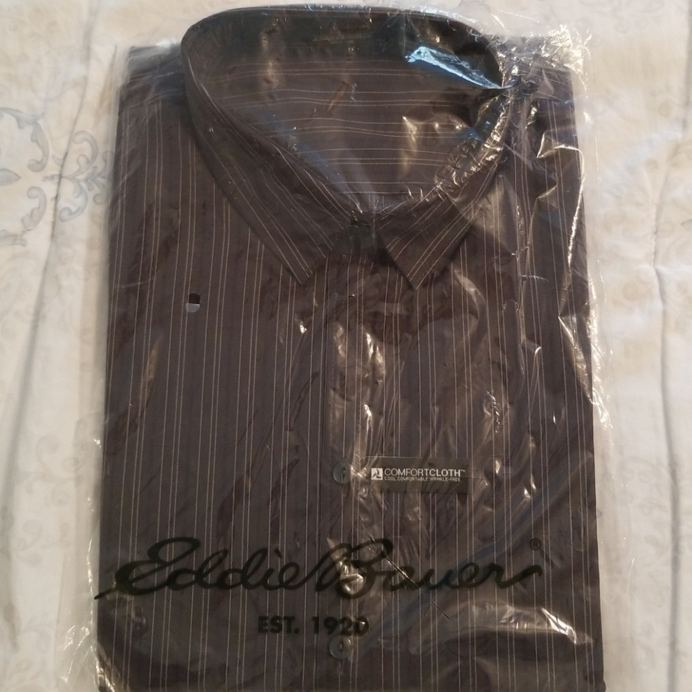 EDDIE BAUER WRINKLE FREE WOMEN'S LONG SLEEVE COLLA